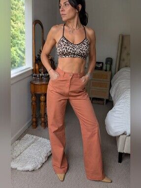 Levi's 1970s High Rise Peachy Tan High Rise Straight Leg   Jeans